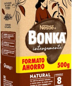 Bonka Café Molido Natural 500 g - Formato Ahorro