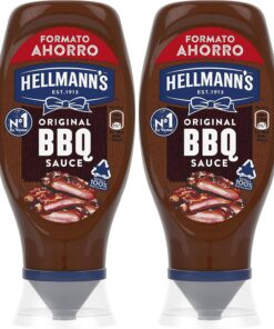 Hellmann's Salsa Barbacoa Bocabajo 430 ml (Paquete de 2)