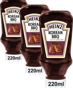 Heinz Salsa Korean BBQ Bocabajo, 220ml (Paquete de 3)