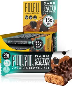 Fulfil Nutrition Vitamin & Protein Bar 15x55g Dark Salted Caramel