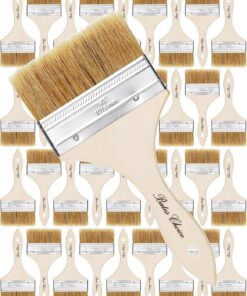 Bates- Pinceles de Pintura para virutas, 4 Pulgadas, 36 Pinceles de Pintura