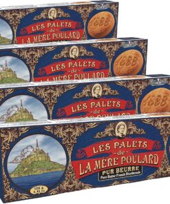 LA MÈRE POULARD, galletas tipo palets de mantequilla pura 125g (Paquete de 4)