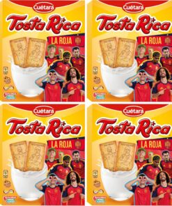 Cuétara Tosta Rica Original 570g (Paquete de 4)