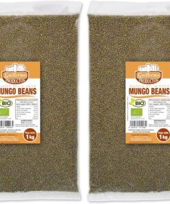 Guillermo | Judía mungo o soja verde BIO - Bolsa 1 kg | 100% ecológica | Rica en hidratos de carbono complejos y fibra | Baja en grasas | Contribuye a bajar el colesterol (Paquete de 2)