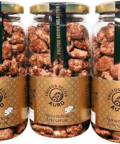 Almendra garrapiñada. Pack de 3 unidades. Marca Frutos secos Auro