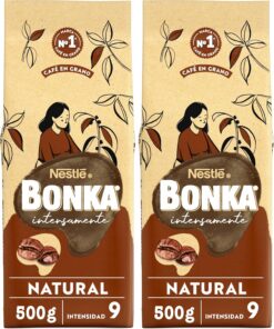Bonka Café Grano Natural 500 g (Paquete de 2)