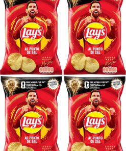 Lay'S Patatas Fritas Al Punto de Sal, 150g (Paquete de 4)