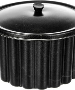 Ibili 825020 - Molde pudin con tapa antiadherente 20 cm Aluminio