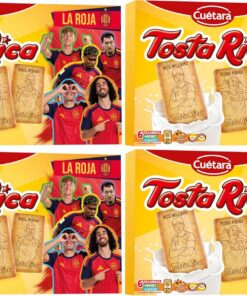 Cuétara Tosta Rica 760g, El embalaje puede variar (Paquete de 4)
