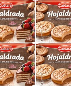 Cuétara Galletas Hojaldrada, 600 g (Paquete de 4)