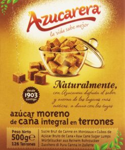 Azucarera - Azúcar moreno de cana integral en terrones - - 500 g - [pack de 4]